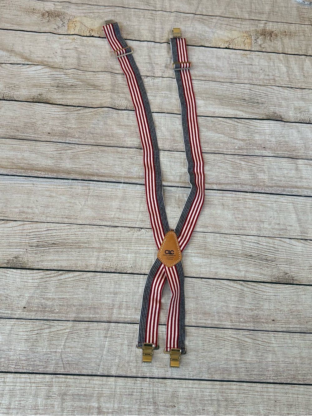 CLC Custom Leathercraft 110USA 2" Wide Red, White and Blue Work Suspenders